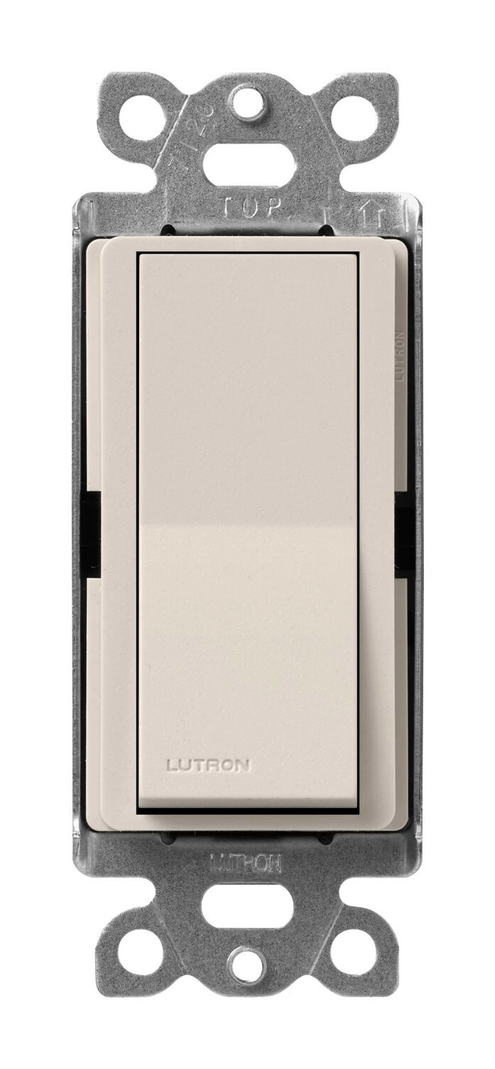 SC-4PS-TP Claro, On/Off Rocker Switch, 15 Amp, 4-Way, Satin, Taupe