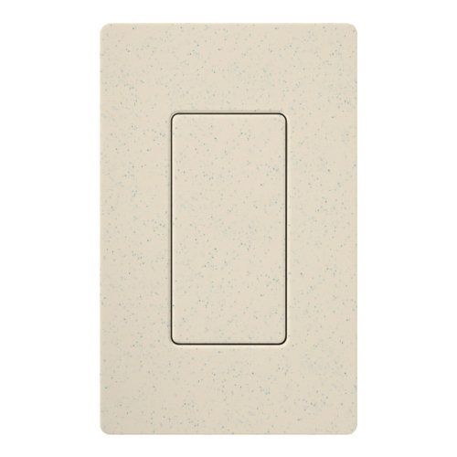 SC-BI-LS Diva Satin Colors Designer Style Screwless Blank Insert Wall Plate, 1 Gangs, 2.94 in W x 4.69 in H, Plastic, Limestone