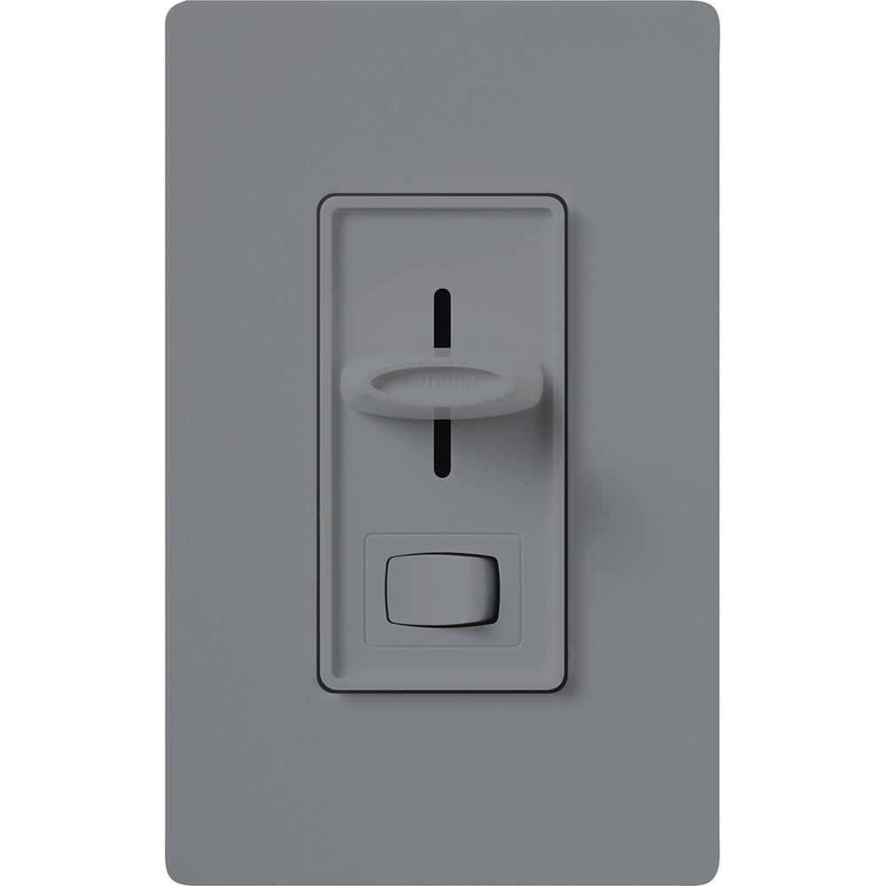 SF-10P-GR Skylark 3-Wire Dimmer Switch for Ballasts and LED Drivers, 1000W, 8 Amp, 1 Pole, Neutral Required, Preset, 120V, Gray