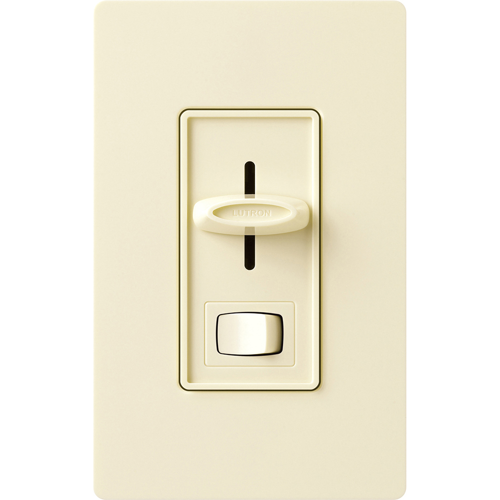 SLV-603P-AL Skylark Dimmer Switch, Magnetic Low-Voltage, 450W/600 VA, 1 Pole/3-Way, Almond