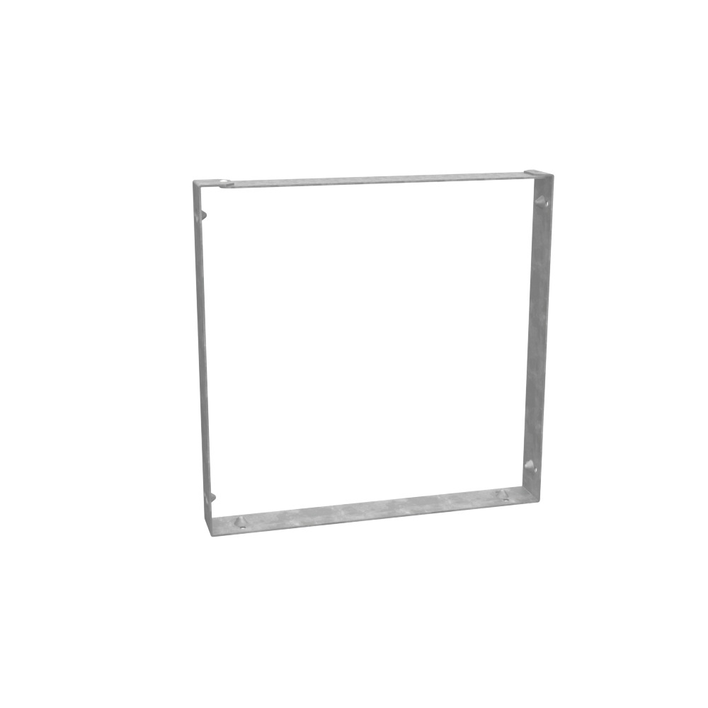 Wireway Connector Non UL Listed 10x10 Wireway Hinge and Screw Cover ANSI 61 Gray Steel