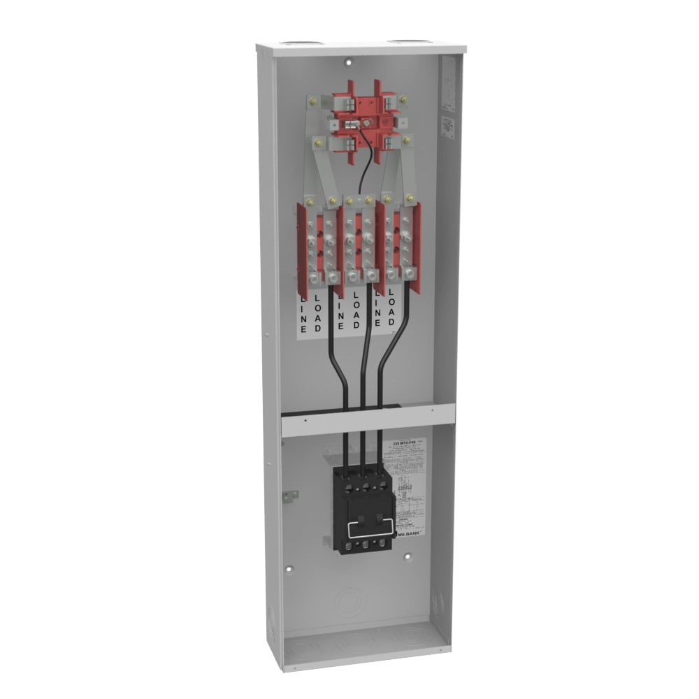 225MTB-P48 5 Term, Ringed, 2 Small Closing Plate, Link Bypass, 1-200 Amp, Main Pullout, 480V, OH
