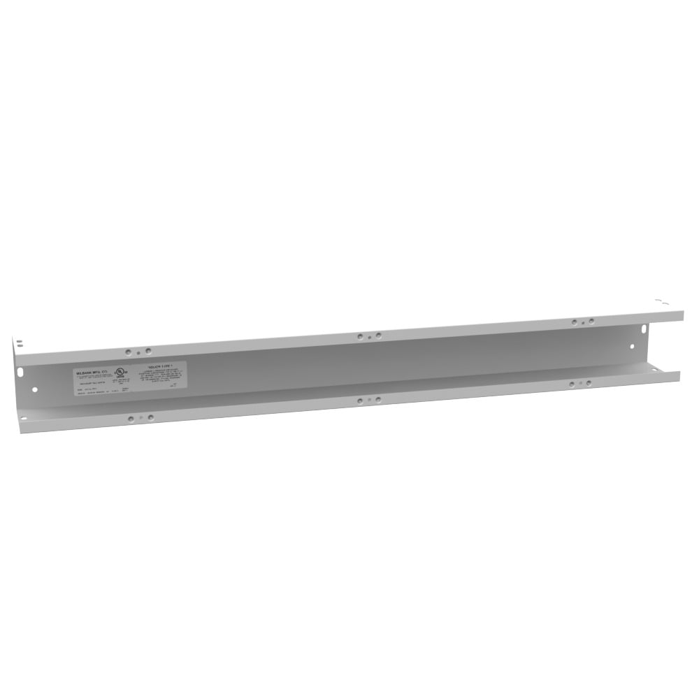 4x36x4 Screw Cover Wireway Type 1 UL Listed Steel No Knockouts ANSI 61 Gray