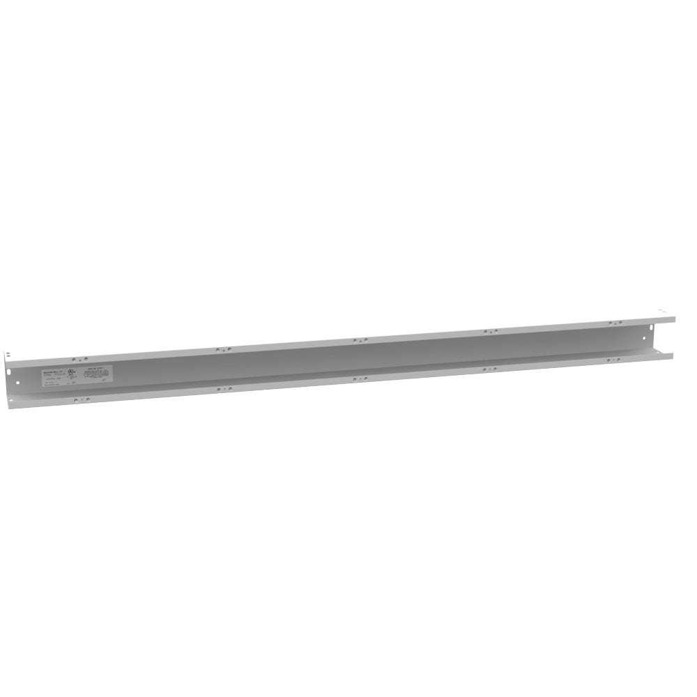 4x72x4 Screw Cover Wireway Type 1 UL Listed Steel No Knockouts ANSI 61 Gray