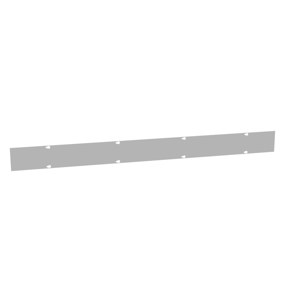 Wireway Cover Non-UL Listed 4x48 Screw Cover ANSI 61 Gray Steel