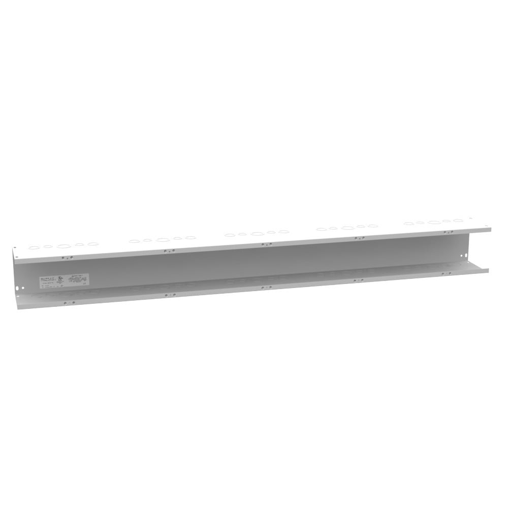 6660-GSC1 GSC1 Lay-In Wireway Gutter With Knockouts, 60 in L x 6 in W x 6 in H, Threaded Cover, Steel