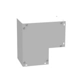 10x6.125x10 Wireway Elbow 90 Side Wall Access ANSI 61 Gray Steel