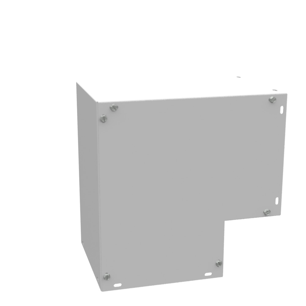 Wireway Elbow 90 Side Wall Access ANSI 61 Gray Steel