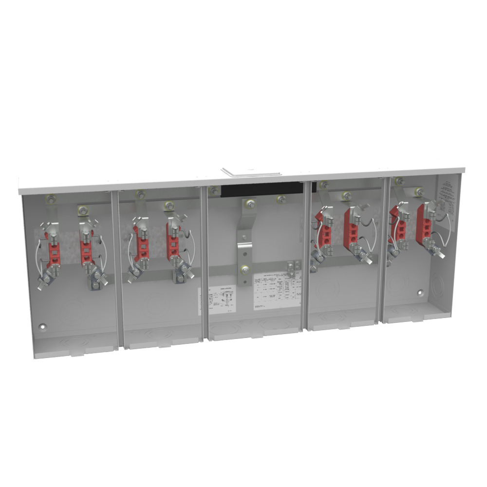 U1254-X-KK 4 Term, Ringless, Large Closing Plate, Horn Bypass, 4 Position