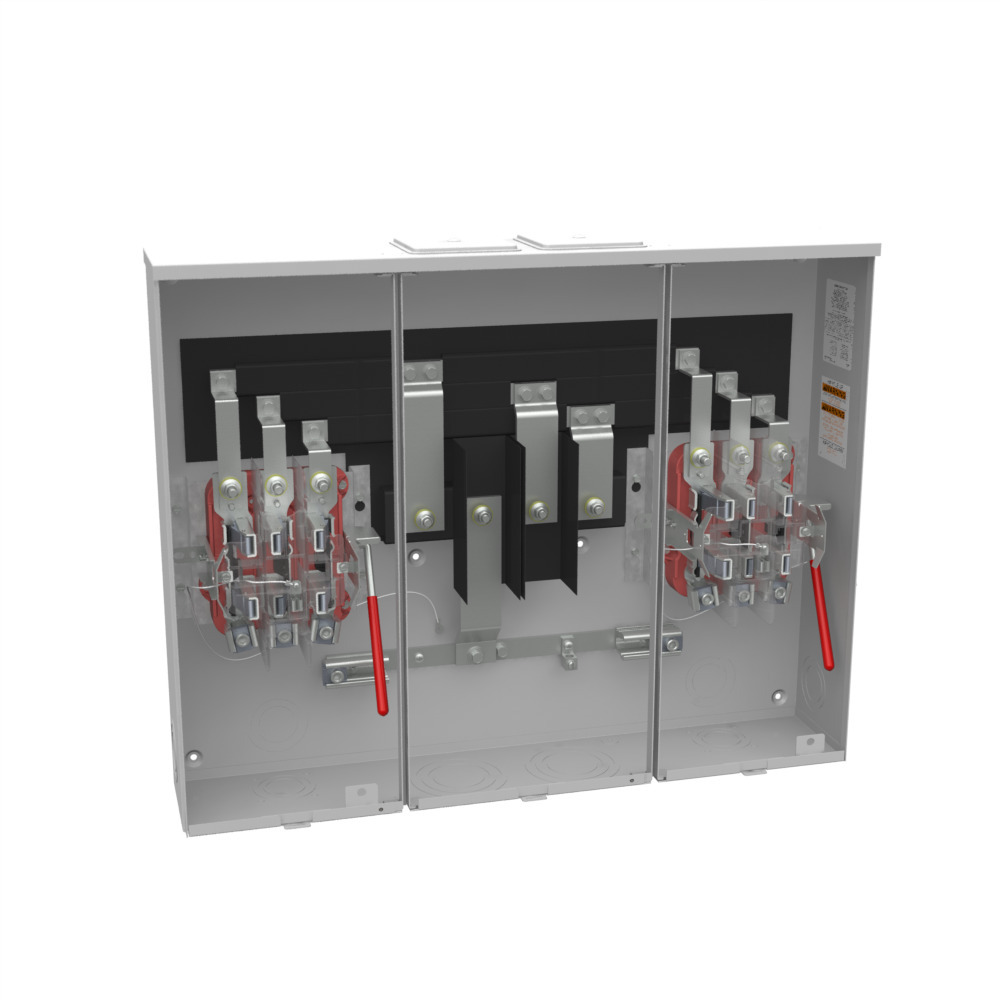 U2732-XT 7 Term, Ringless, 2 Large Closing Plate, Lever Bypass, 2 Position