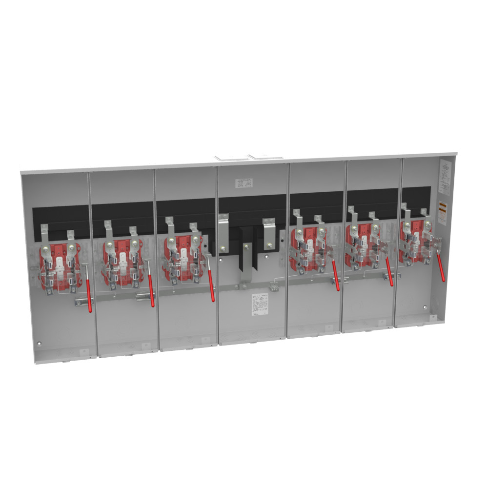 U2876-XT-5T9 5 Term, Ringless, 2 Large Closing Plates, Lever Bypass, 6 Position 5th Term 9 Oclock Position