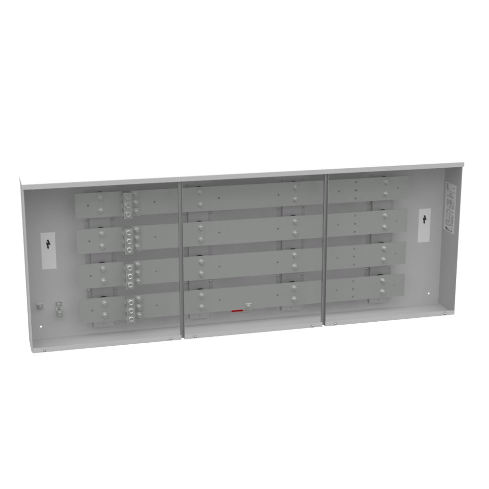 800 AMP 3 PH 600 VOLT 72IN-26IN-6IN PNTD STL LIFT OFF SCR FRONTS 3 LUGS PER LND - 4-600kcmil 65K AIC
