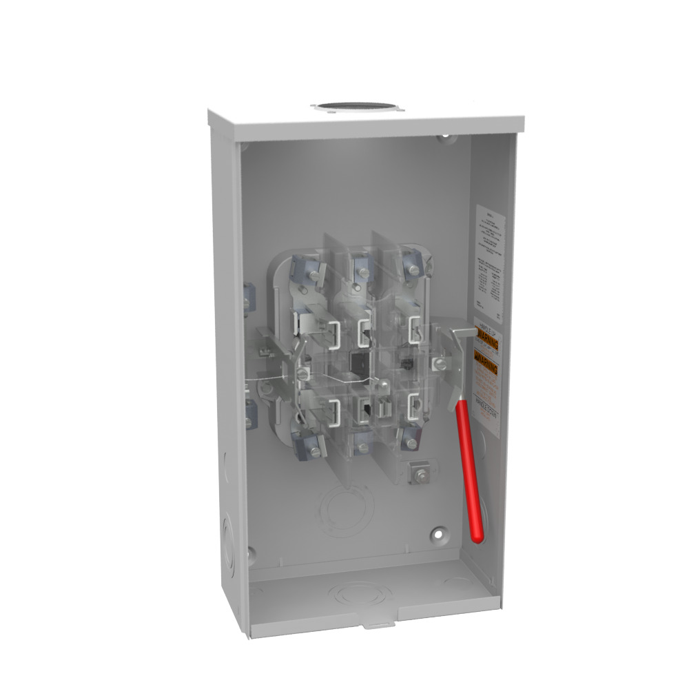 U7573-RL 7 Term, Ringless, Small Hub Opening, Lever Bypass, 125 Amp