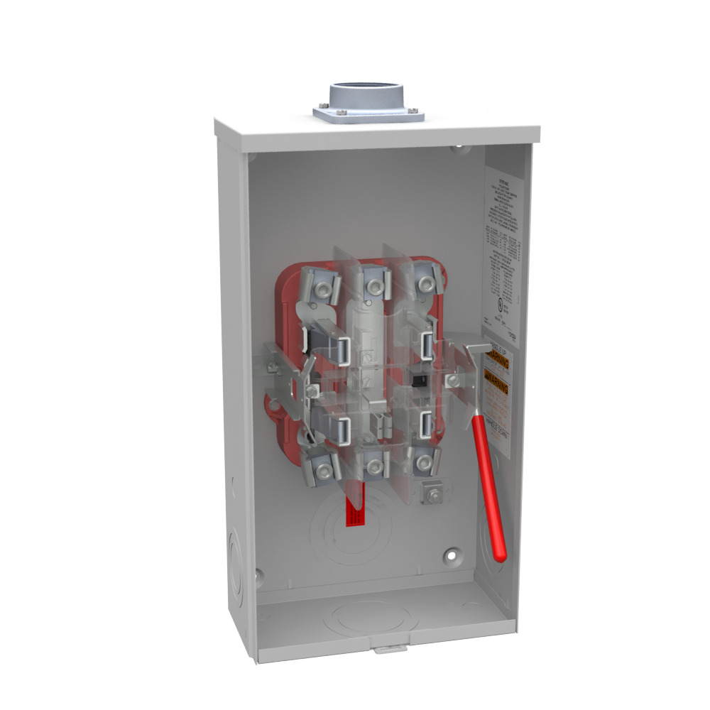 U9550-DL 5 Term, Ringless, 2 inch Hub, Lever Bypass