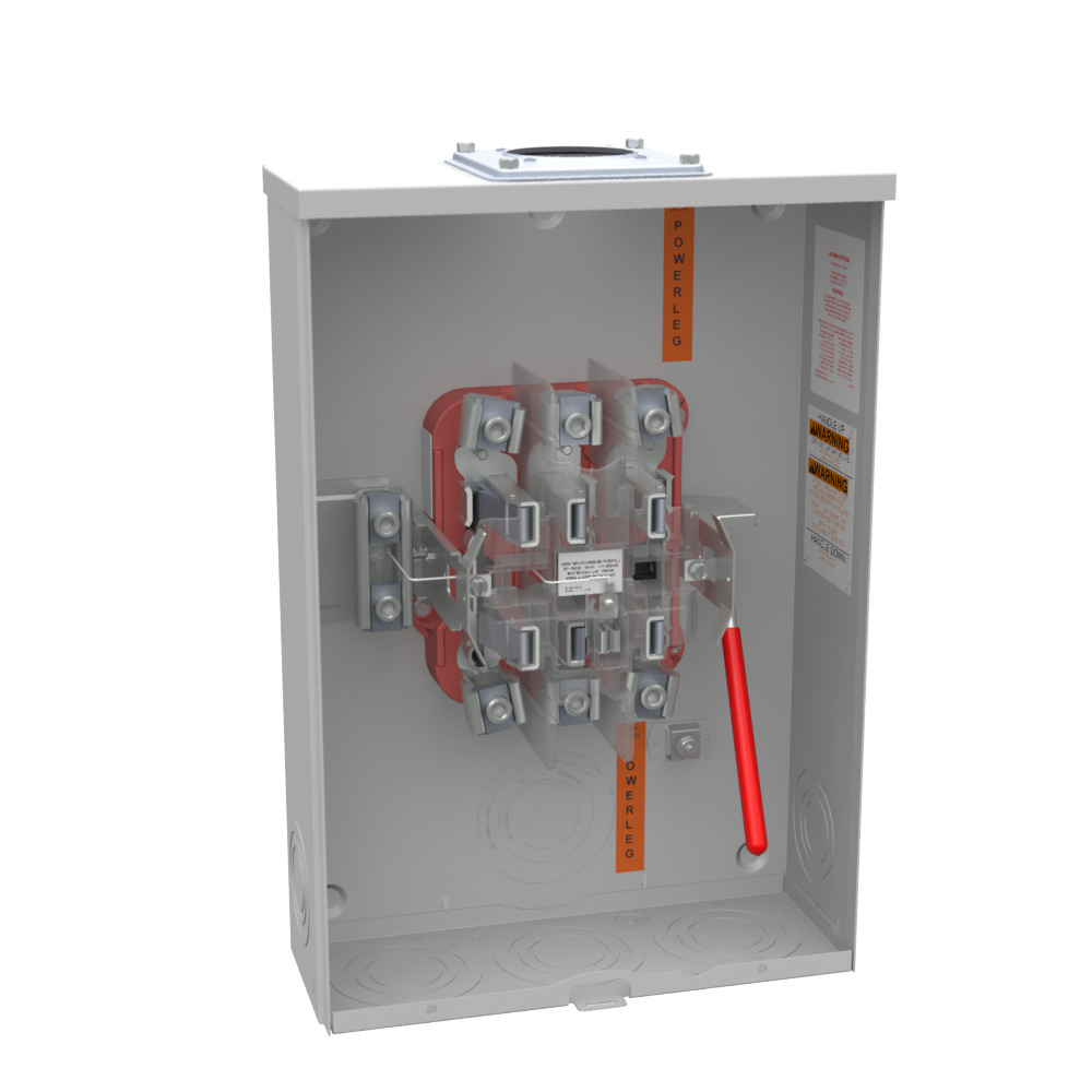 U9701-RRL 7 Term, Ringless, Large Hub Opening Adapt to Small, Lever Bypass