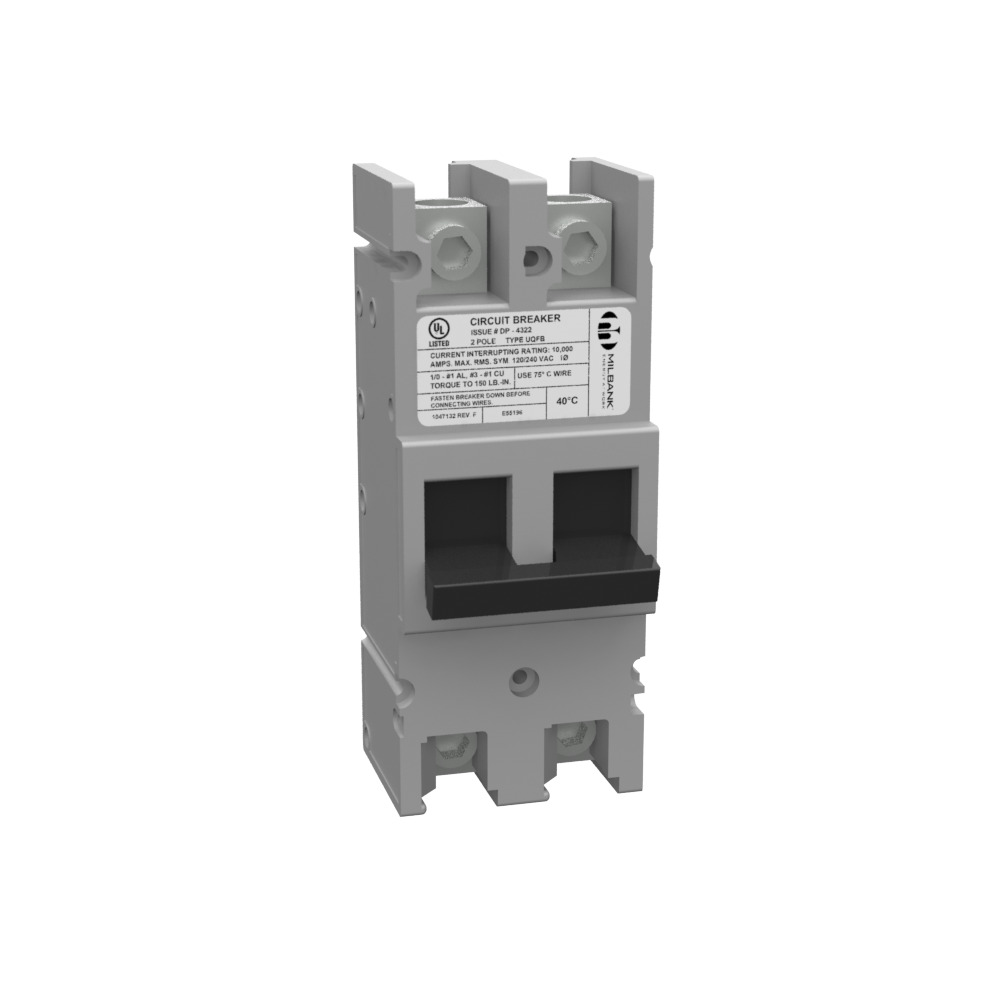 MILBANK 100 AMP 2 POLE 240 VOLT BOLT-ON 10K AIC