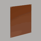Panel for Junction Box, fits 16x14, Lt Brown, Phenolic Laminate