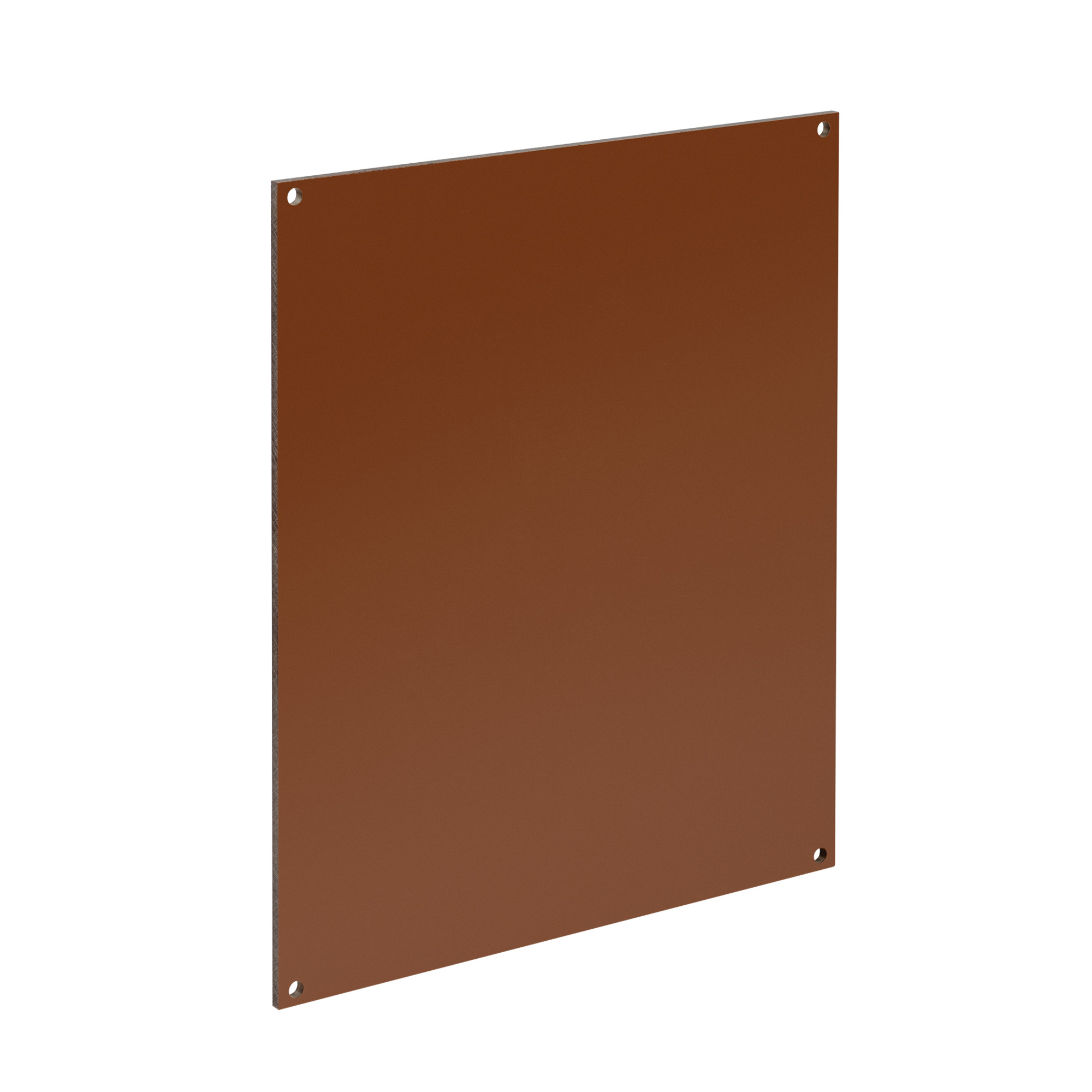 A16P14C PNLC Composite Panel, 12.88 in W x 14-3/4 in H, Polycarbonate, Light Brown