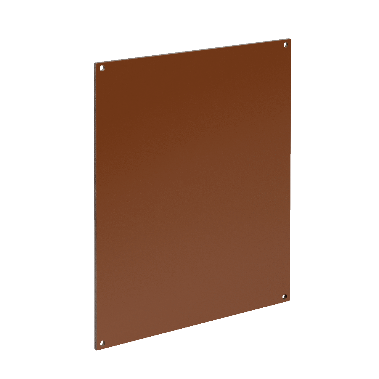 A18P16C PNLC Composite Panel, 14.88 in W x 16-3/4 in H, Polycarbonate, Light Brown