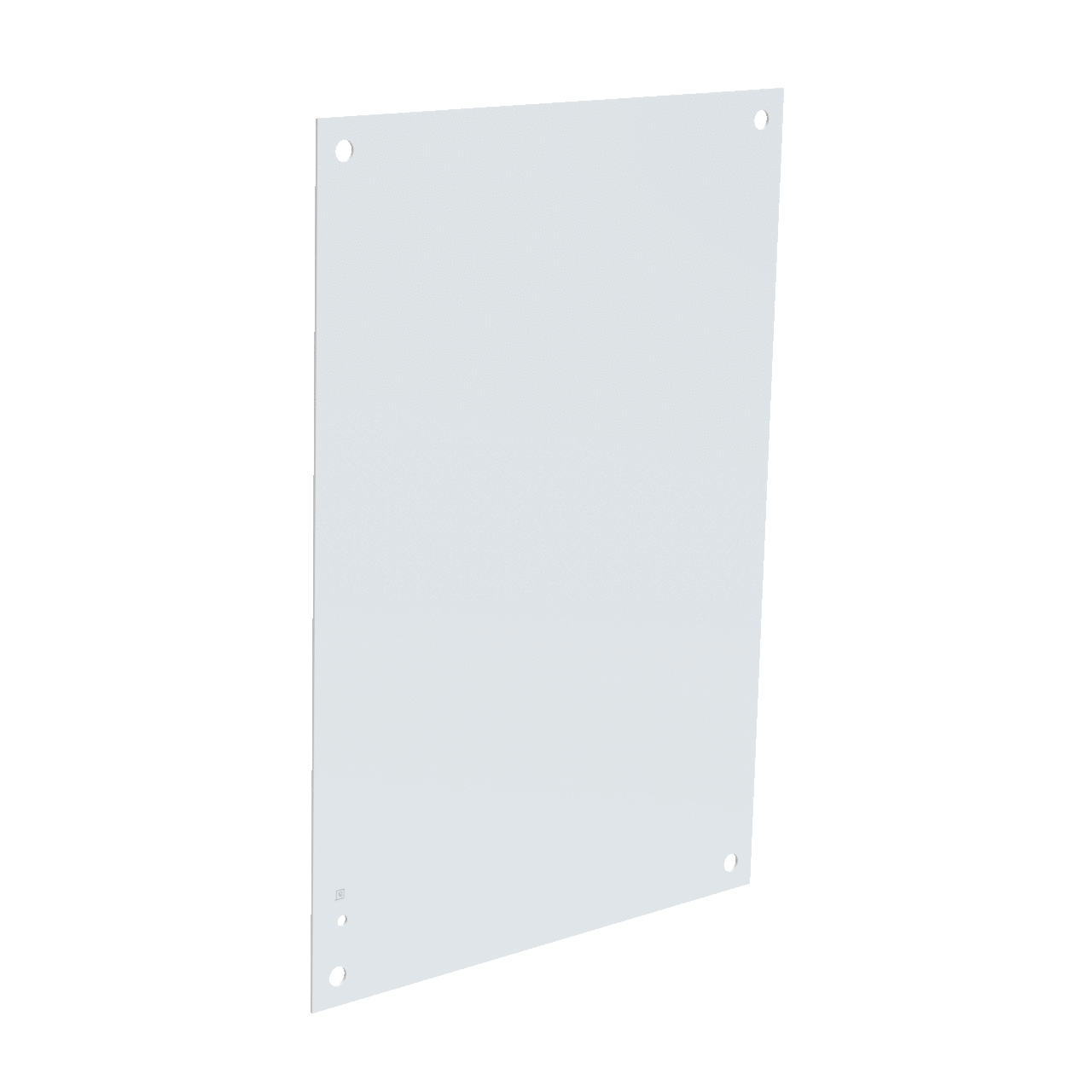 A20N16MP PNLT1 Enclosure Panel, 17 in W x 14-1/2 in H, 14 ga Steel, White