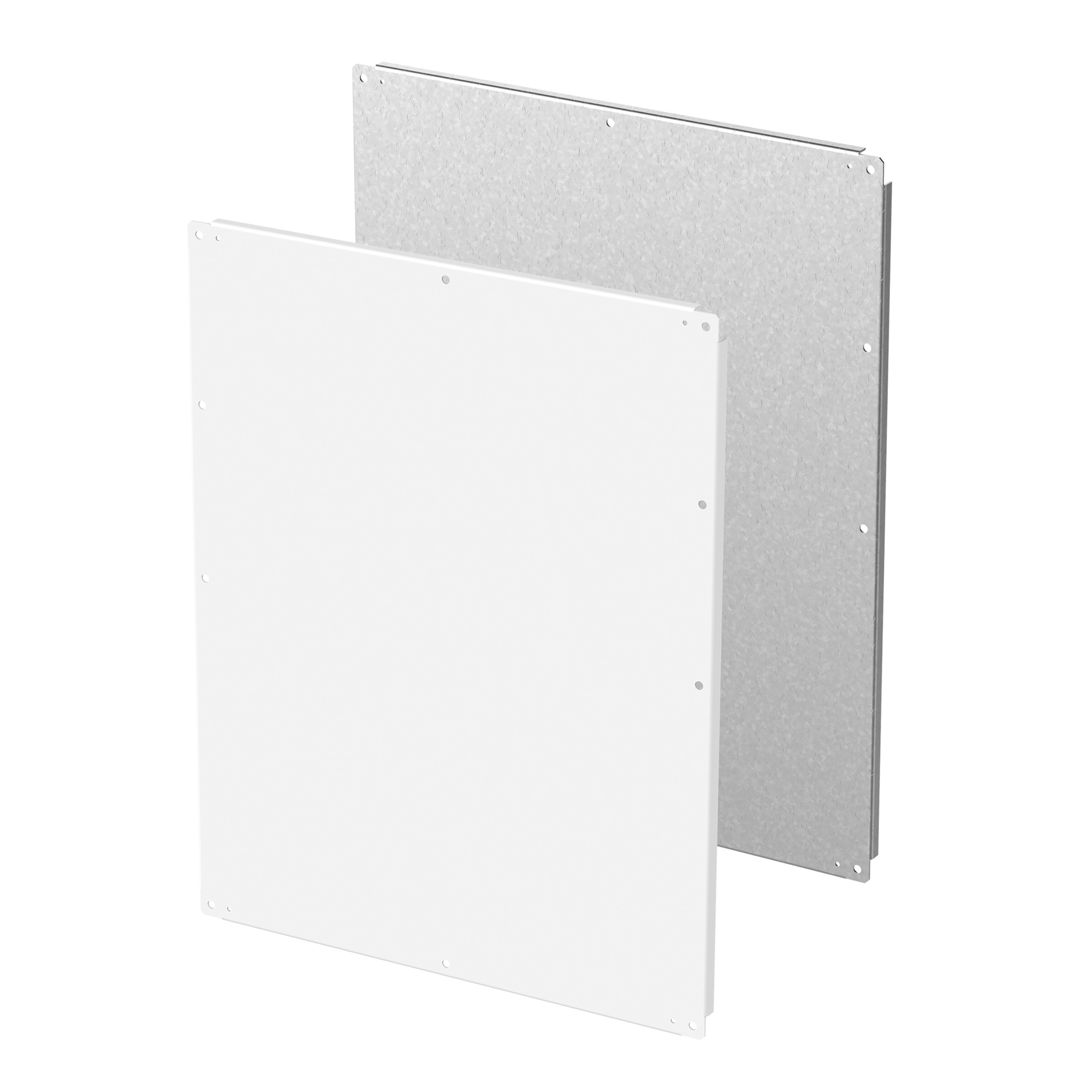 A25P48 A26P Enclosure Panel, 48 in W x 25.88 in H, Steel, White