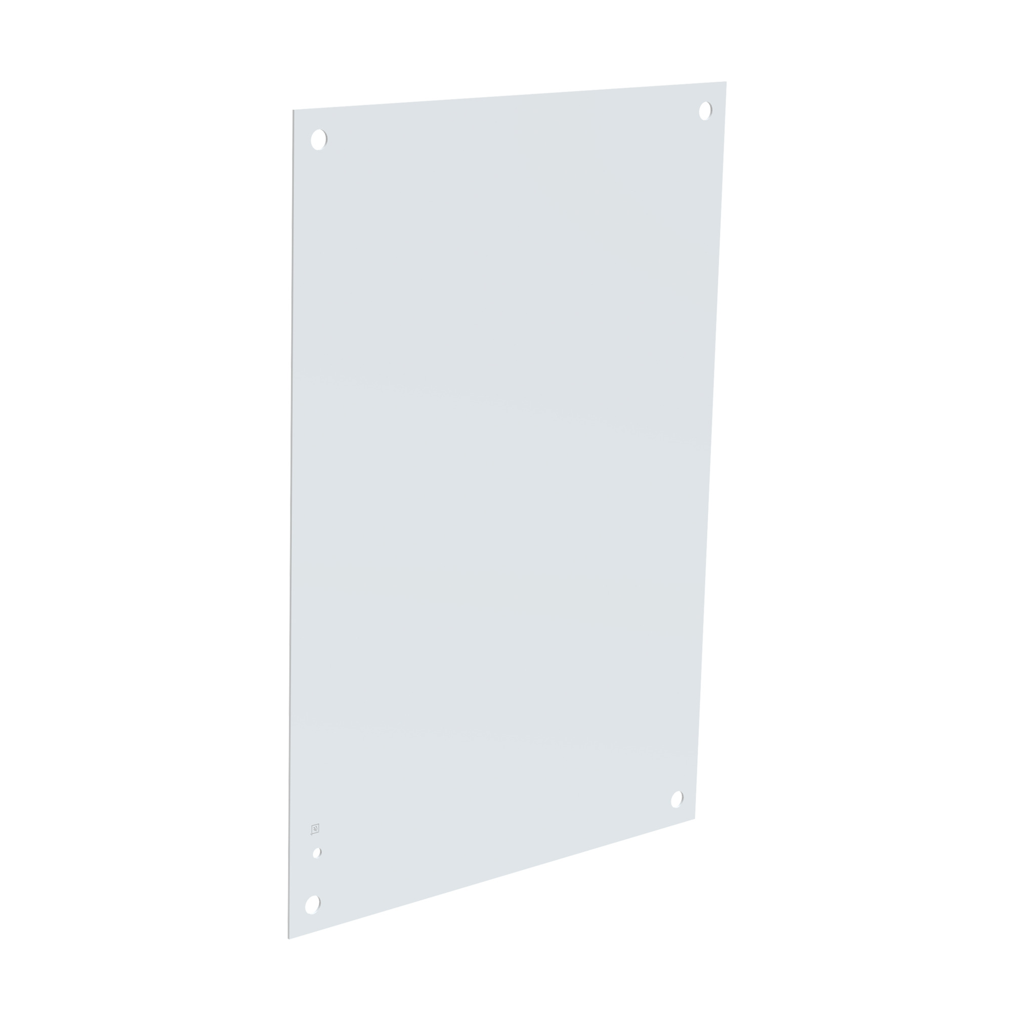 A30N24MP PNLT1 Enclosure Panel, 26 in W x 22-1/2 in H, 12 ga Steel, White