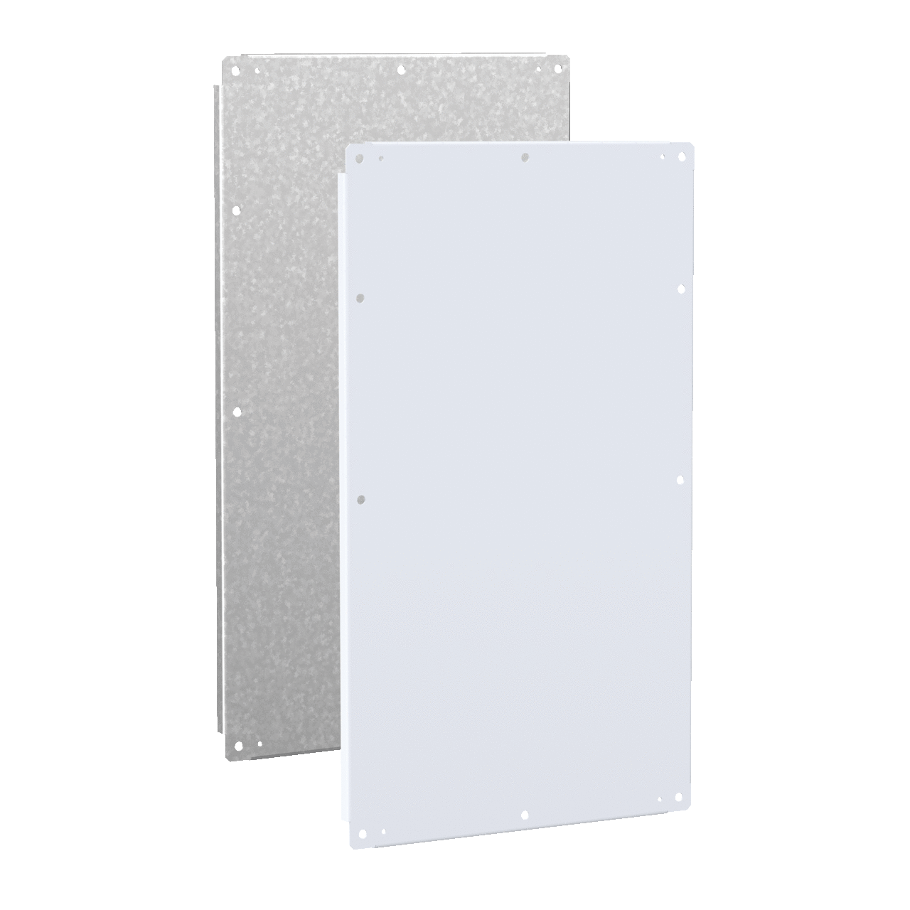 A49P32N A38P Enclosure Panel, 32 in W x 49.16 in H, 12 ga Steel, White