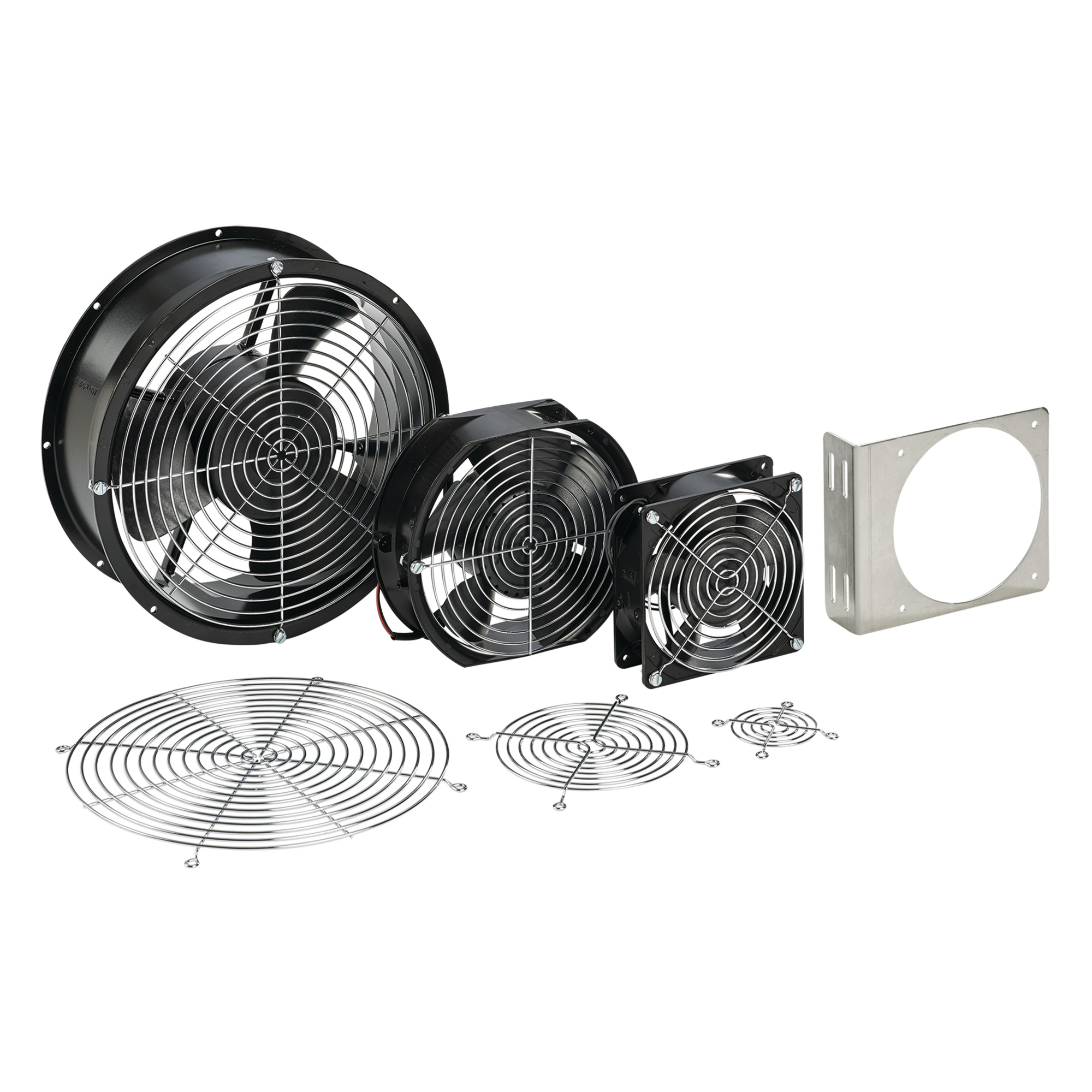 A6AXFN2 Compact Axial Fan, 230 V AC, 0.18/0.23 A, 39/35 W Power Rating, 85/102 cfm Air Flow