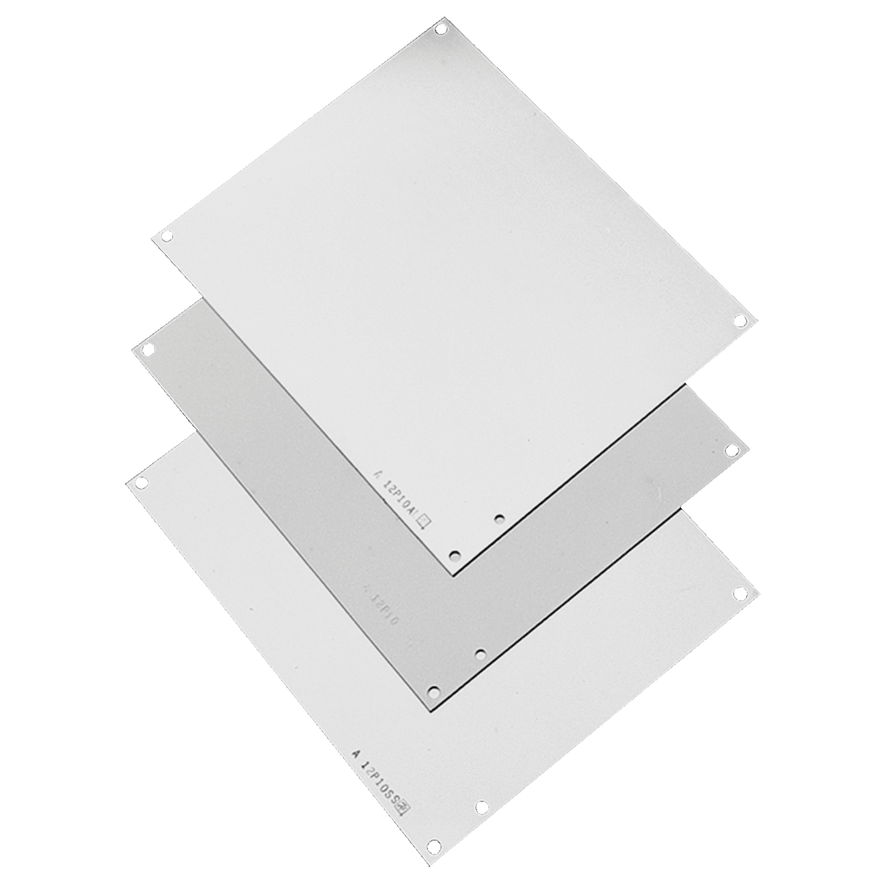 A6P4G PNLJ/PNLWM Enclosure Panel, 2.88 in W x 4.88 in H, 14 ga Steel, Galvanized