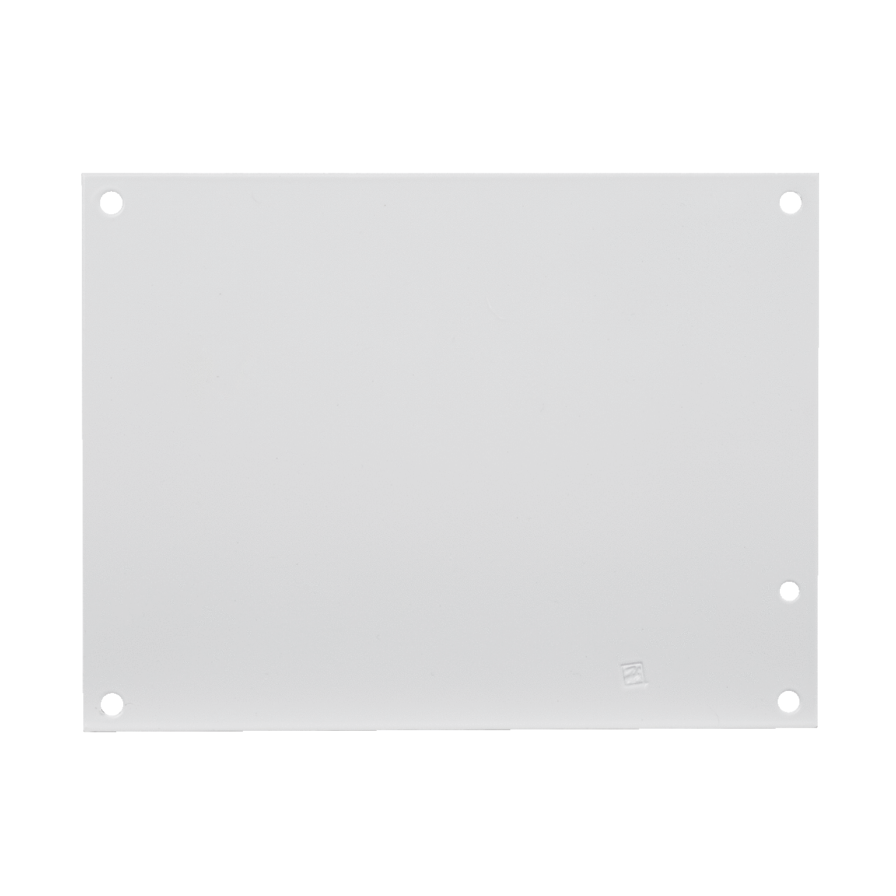A8N6P PNLT1 Enclosure Panel, 4-1/4 in W x 6-1/4 in H, 14 ga Steel, White