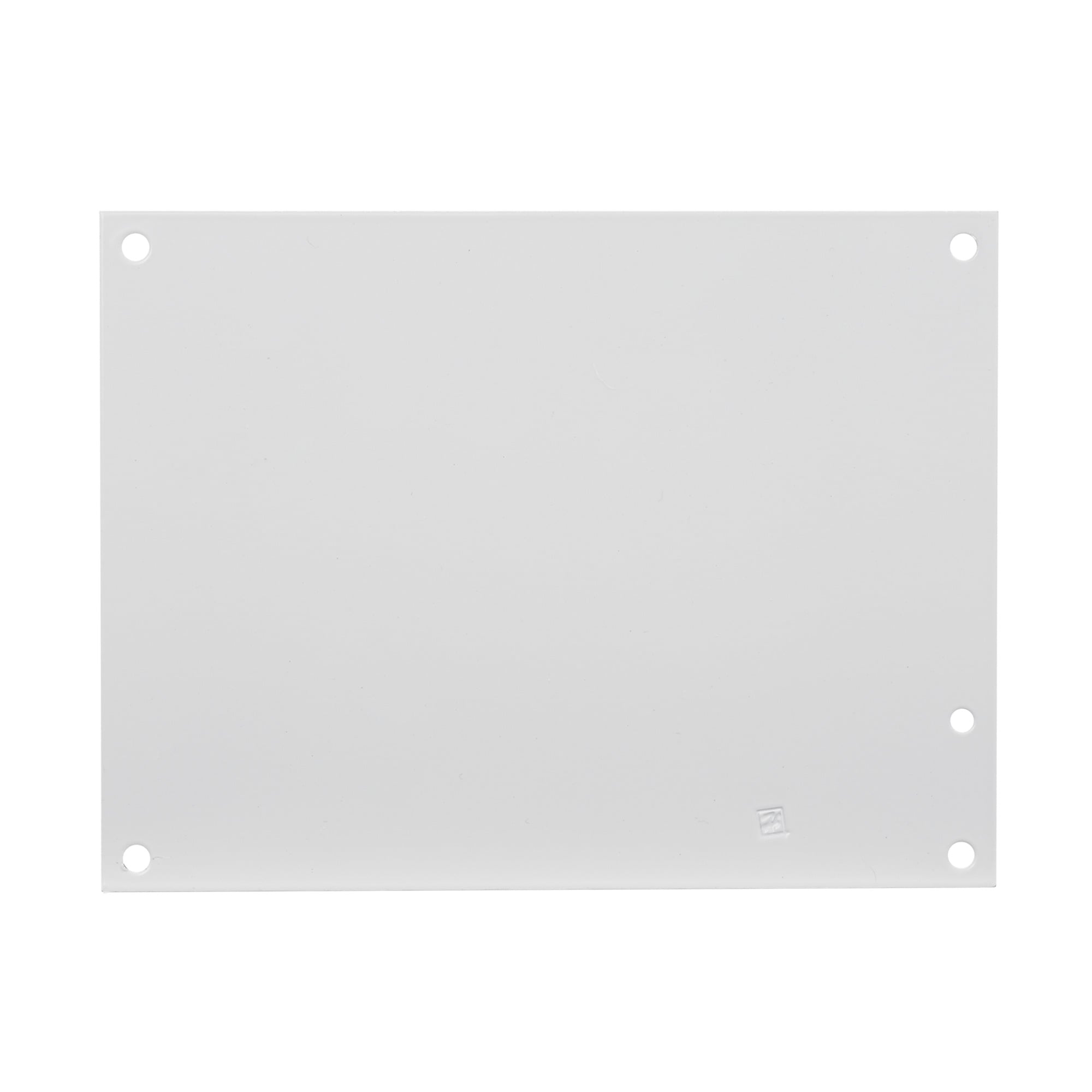 A8N8P PNLT1 Enclosure Panel, 6-1/4 in W x 6-1/4 in H, 14 ga Steel, White