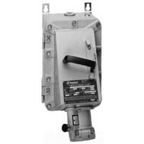 EBR6034EH60 Receptacle With EHD 60 A 3-Pole Circuit Breaker and Mounting Box, 480 V AC, 60 A, 4 Poles, 3 Wires