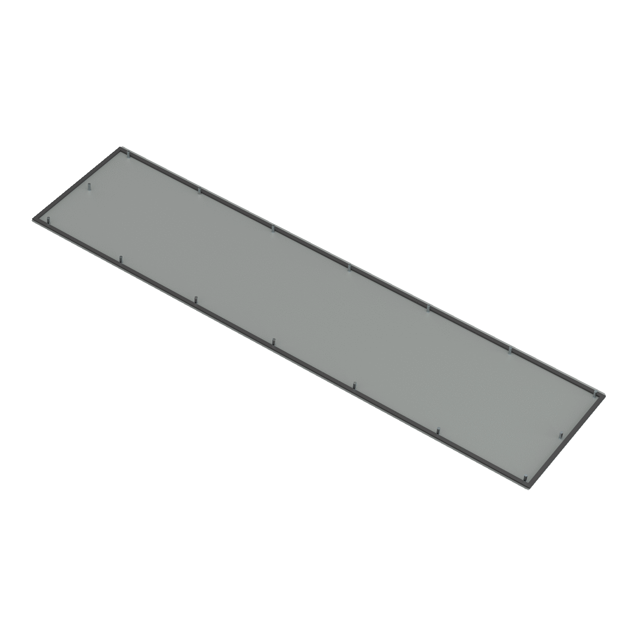 AMOD7218FEP A34Y Flat End Plate, For Use With NEMA 12 Modular Disconnect Enclosures, Steel