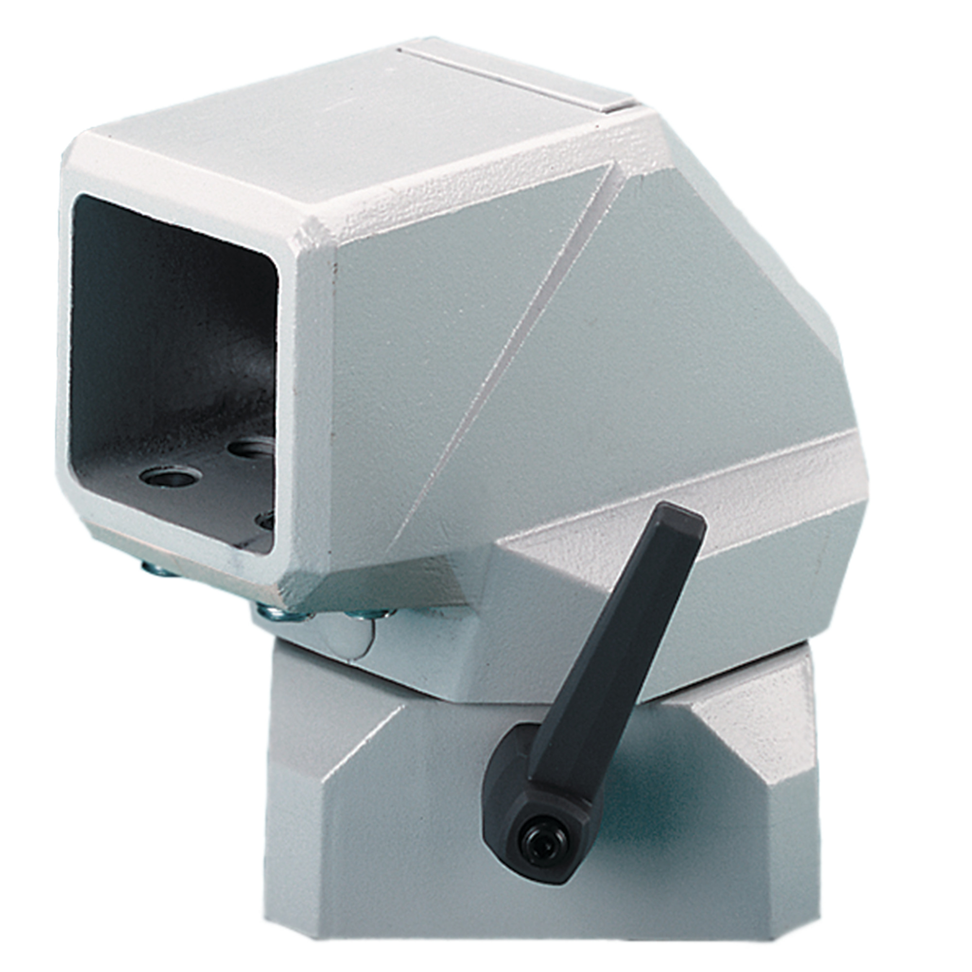 CCS8FECLG Compact CS4 Flange Elbow Coupling, 6.81 in H x 8.03 in W, For Use With COMPACT Series 4 System 80 Pendant Arms, Aluminum, Light Gray