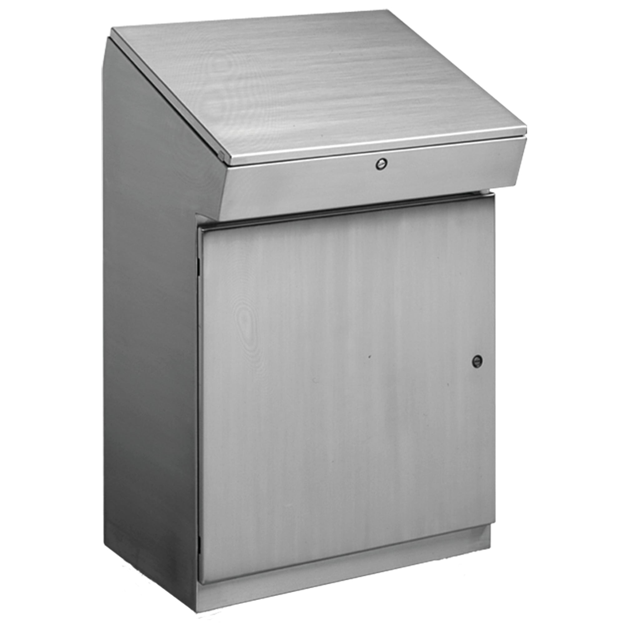 CFC482423SS Concept C1S Consolet Enclosure, 48 in L x 24 in W x 18 in D, NEMA 3R/4/4X/12/13/3RX NEMA Rating, 304 Stainless Steel