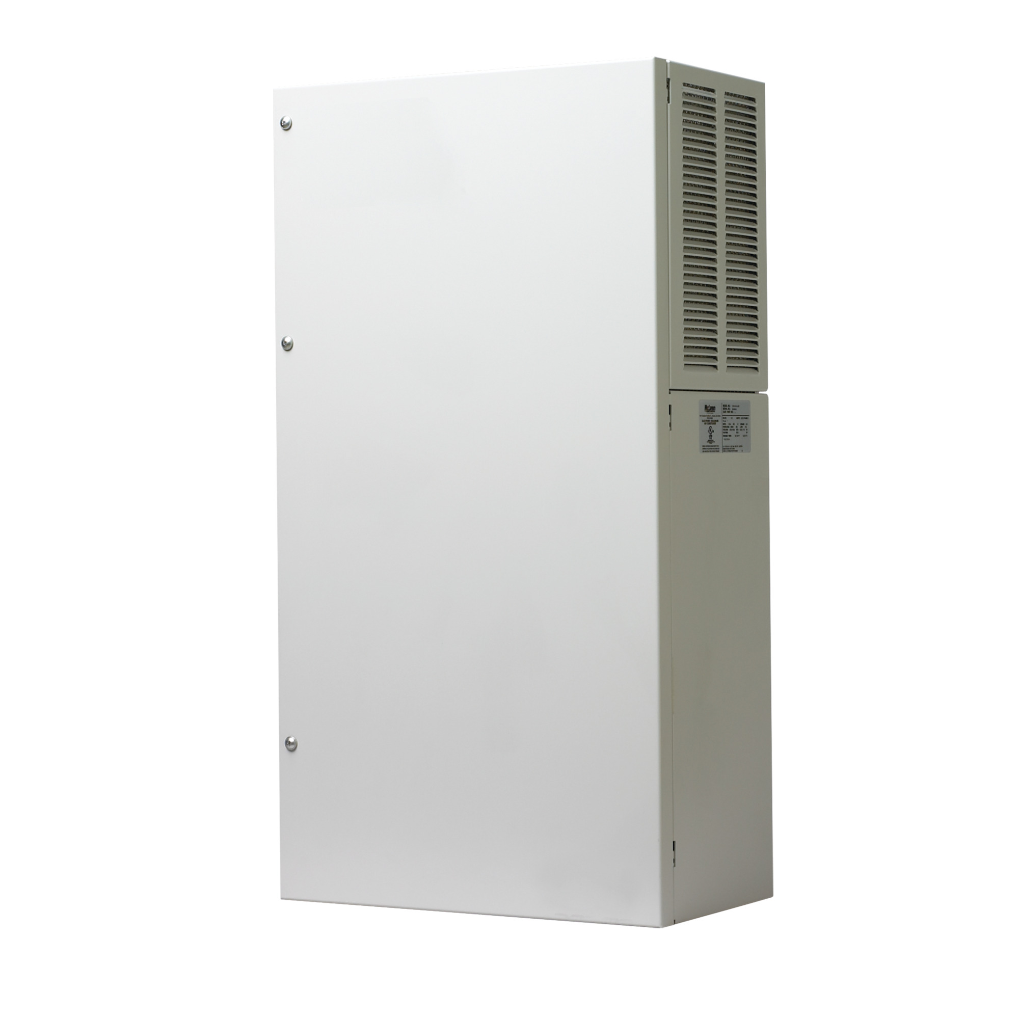 CR290216G002 ProAir MCL 1-Phase Indoor Sealed Enclosure Air Conditioner, 115 V AC, 7.4 A, 50/60 Hz, NEMA 3R/4/12 Enclosure, 3000 Btu/hr