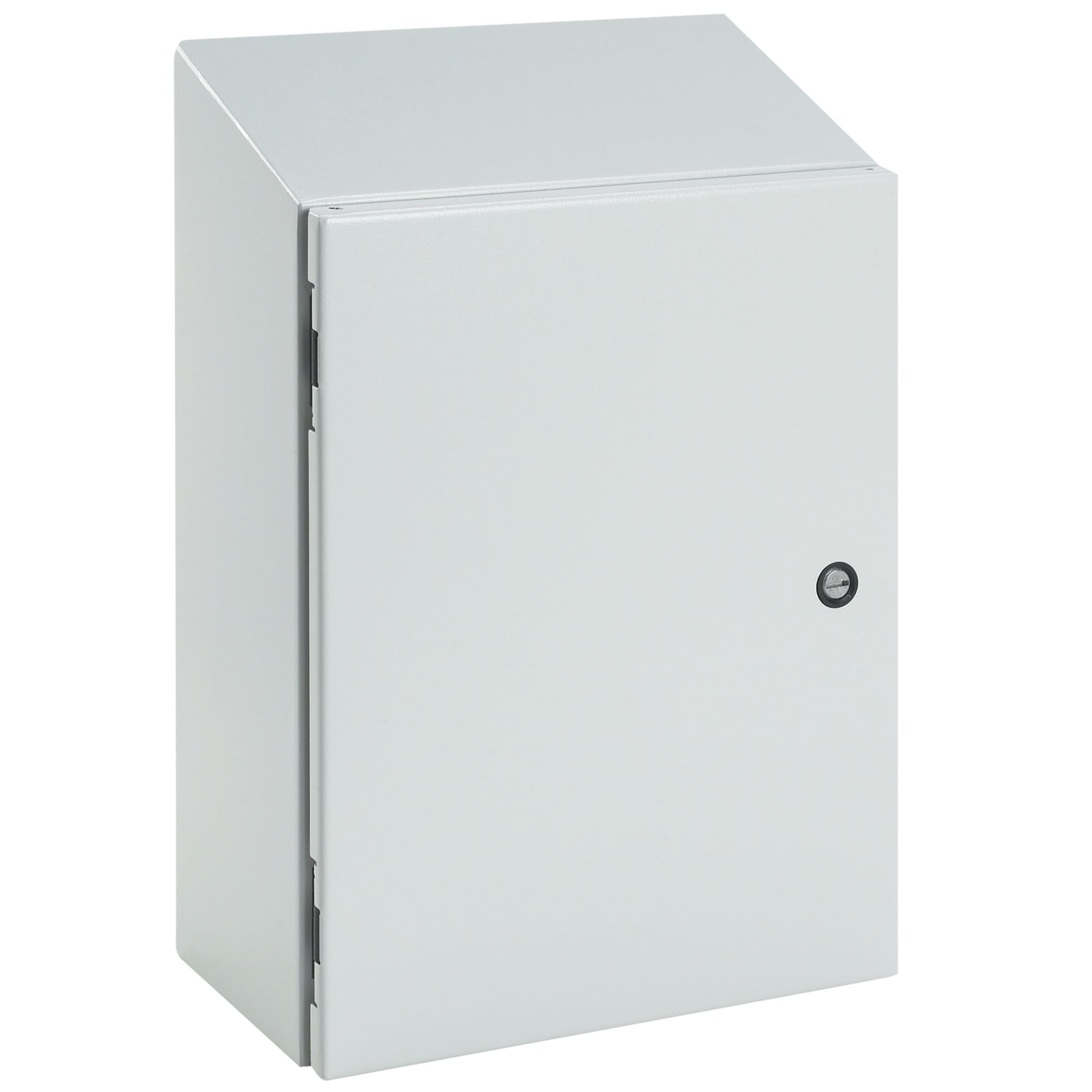 CSD20168ST Concept CW2 1-Door Sloped Top Enclosure, 20 in L x 16 in W x 8 in D, NEMA 4 NEMA Rating, Steel