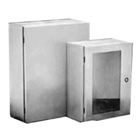 Wall-Mount Type 4X Enclosure, Bulletin CWS (Stainless Steel CONCEPT Enclosures - Stainless Steel CONCEPT Single Door Wall-Mount Enclosures), Size/Dims: 36.00x36.00x12.00, Material: SS Type 304, Finish: