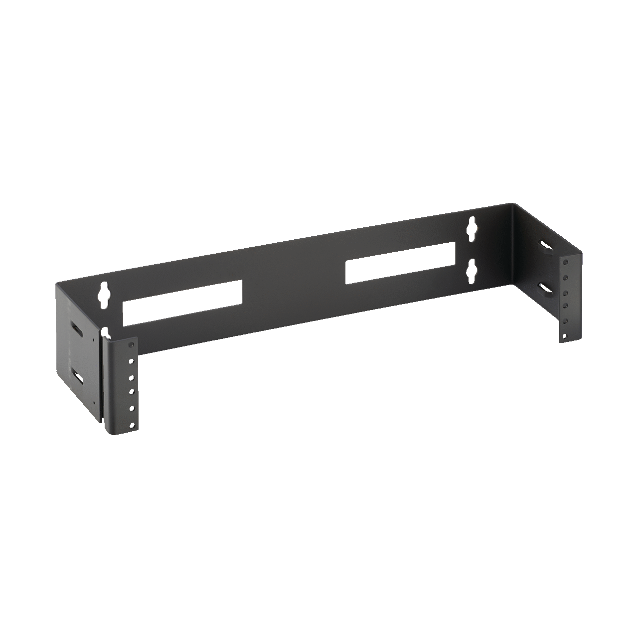 E19HPM4U DOFRW Open Design Hinged Panel, 8 in H x 20 in W x 6 in D, Steel, Black