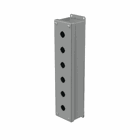 Pushbutton Enclosures Type 12, 6PBx22.5mm, Gray, Steel