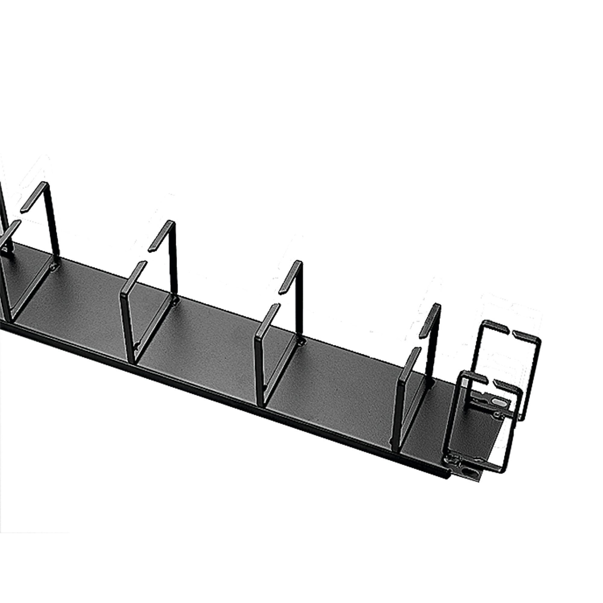 ECK19HV DACCY Horizontal/Vertical Cable Manager, 3 in H x 19 in W x 4 in D, Steel, Black