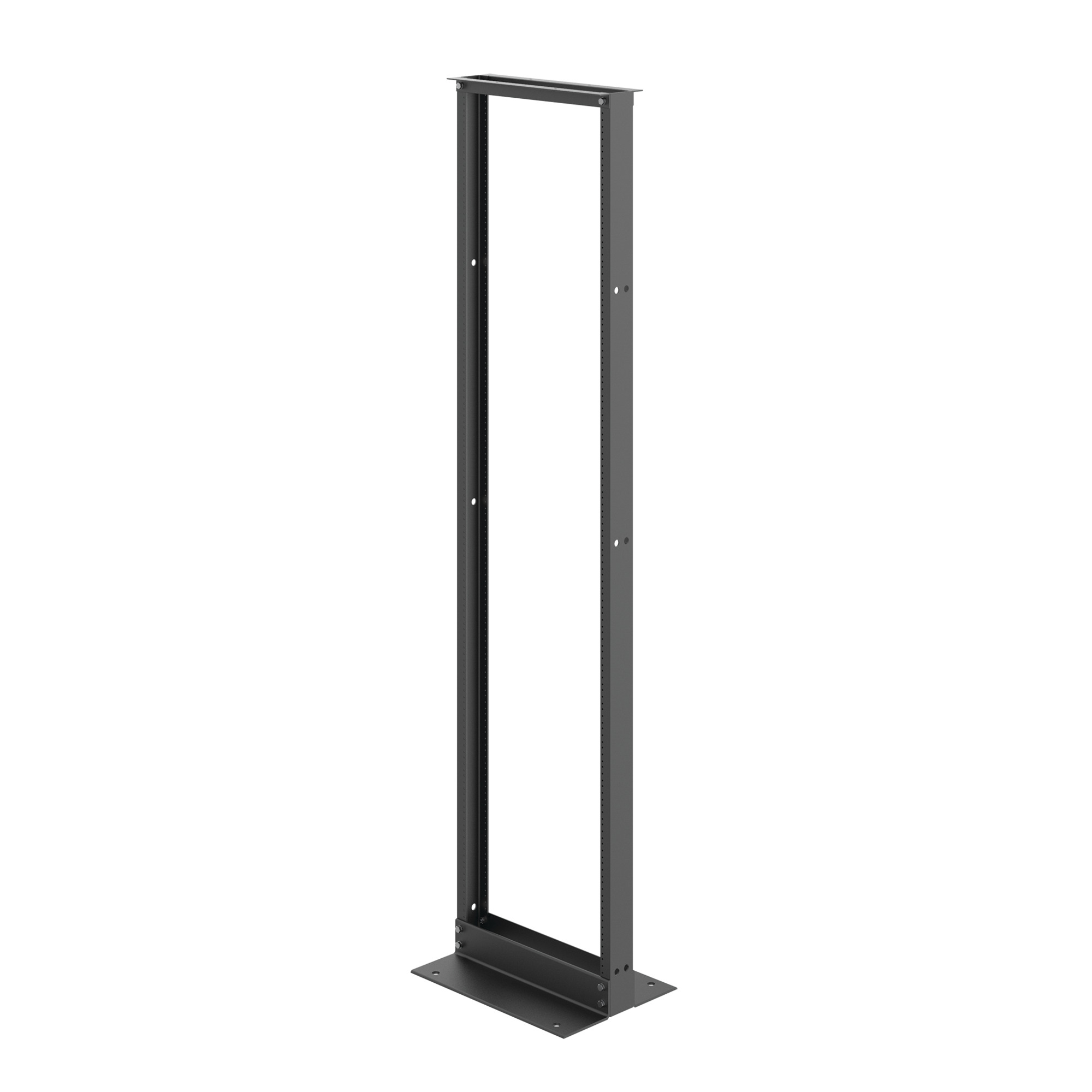 EDR19FM45U 2-Post 45-Rack Unit Open Frame Rack, 84 in H x 15 in W x 20-1/4 in D