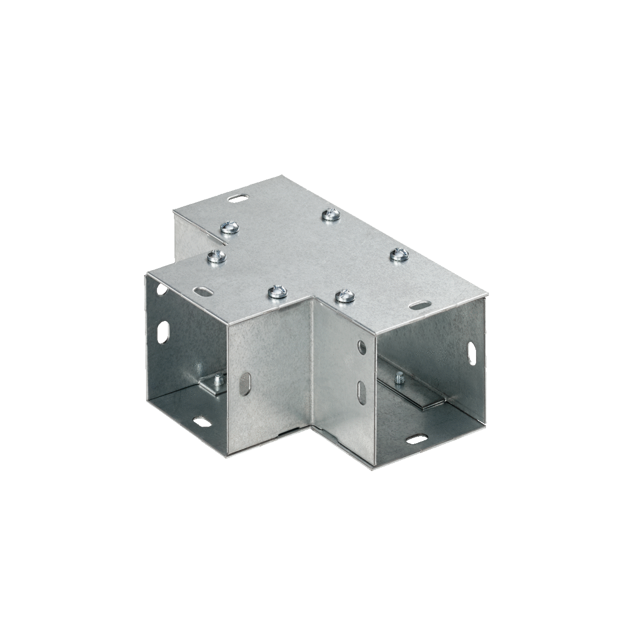 F1010GTGV F40GF Flush Tee, 90 deg Bend, For Use With 10 x 10 in NEMA 1 Lay-In Wireway, Steel