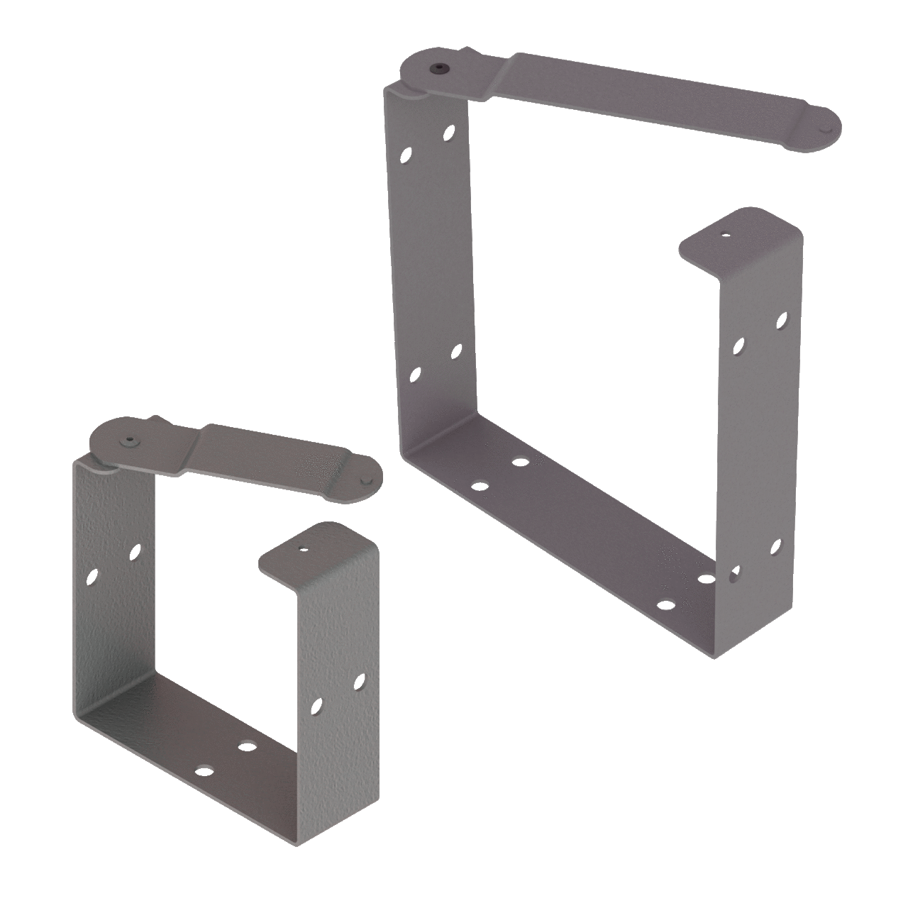 F1010GUC F40PF Universal U-Connector, For Use With 10 x 10 in NEMA 1 Lay-In Flat Cover Wireway, Steel, Painted