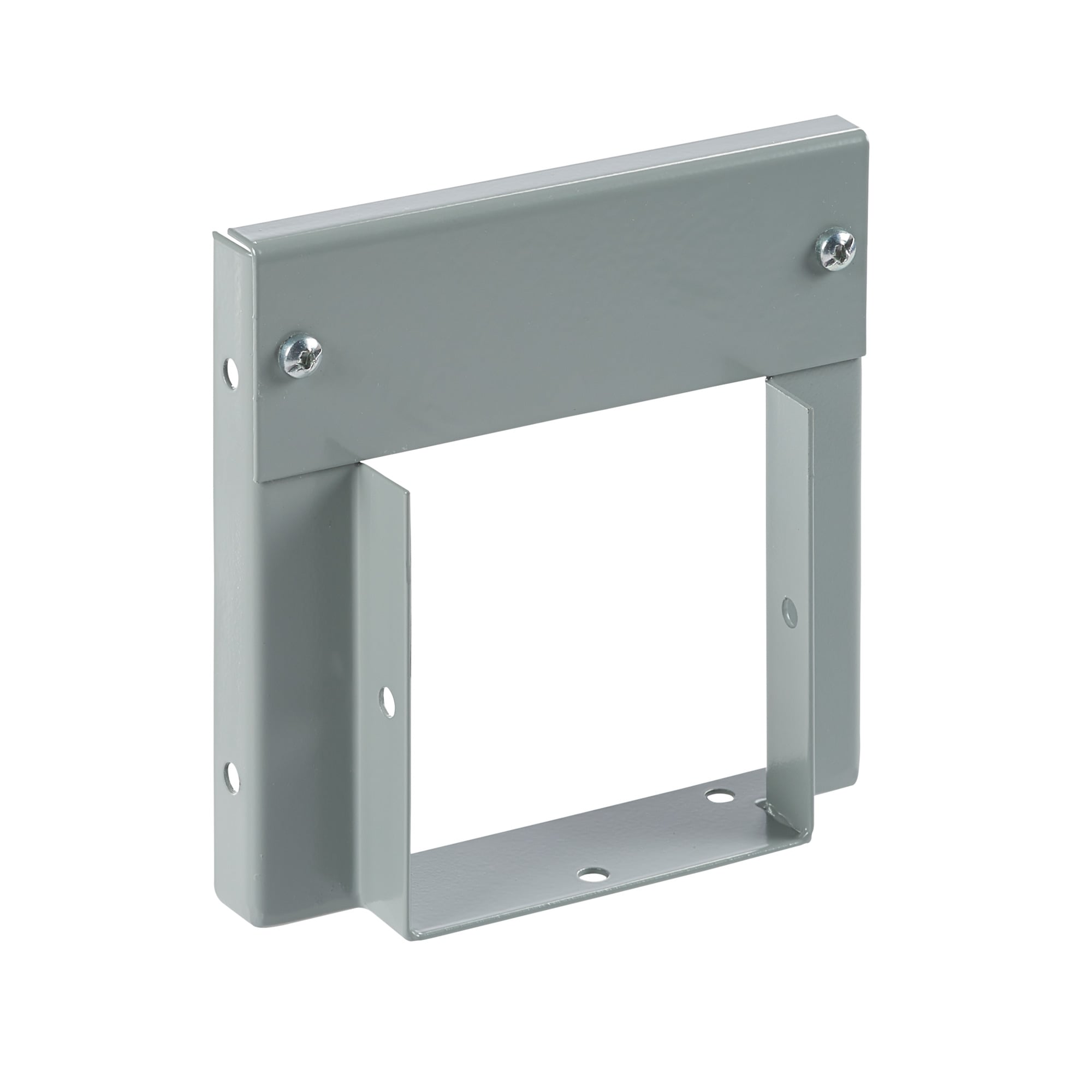 F1212G1010R F40PF Wireway Reducer, For Use With Lay-In NEMA 1 Flat Cover Wireway, 12 in H x 12 in W x 1-1/2 in D, Steel, Gray
