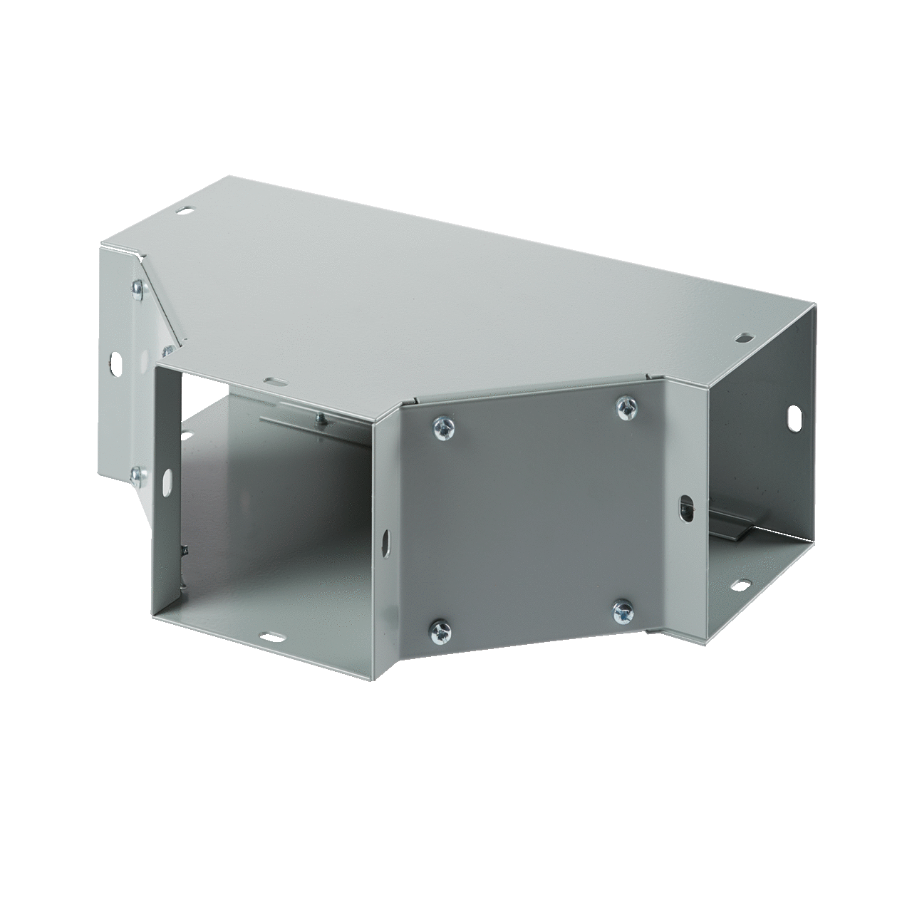 F1212T F40PF Sweep Tee, 90 deg Bend, For Use With 12 x 12 in NEMA 1 Flat Cover Wireway, Steel, Gray