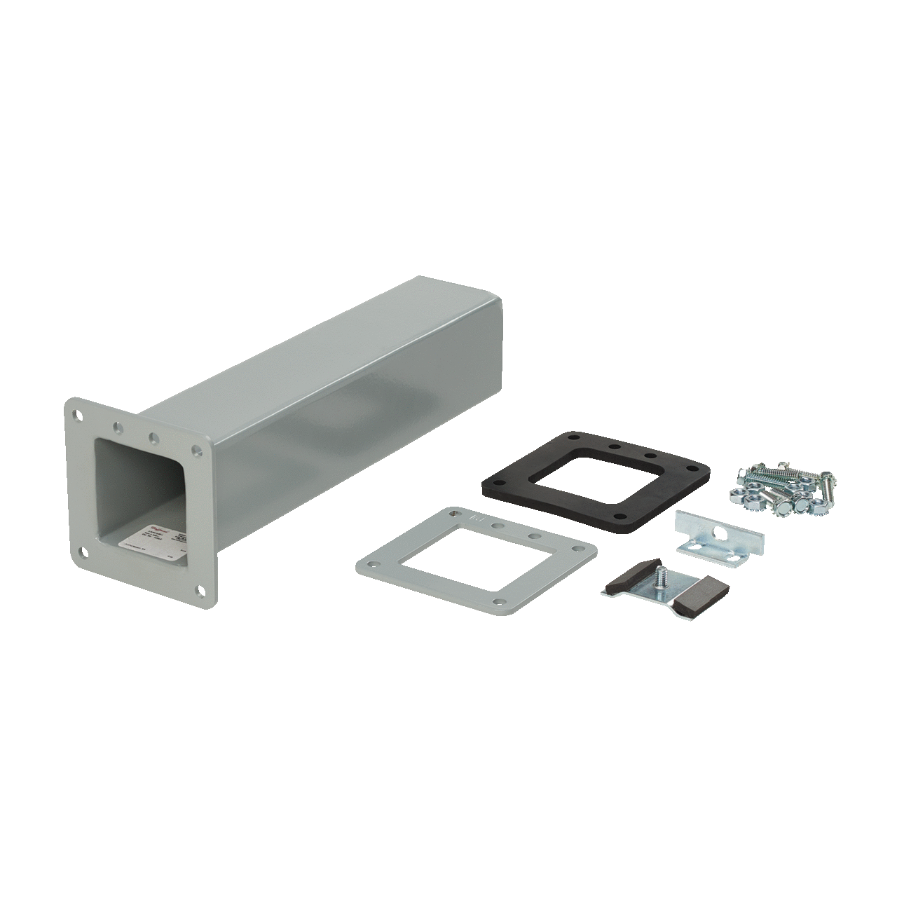 F126LX F10 Non-Lay-In Cut-Off Fitting, For Use With NEMA 12 Lay-In Wireway, Steel, Gray