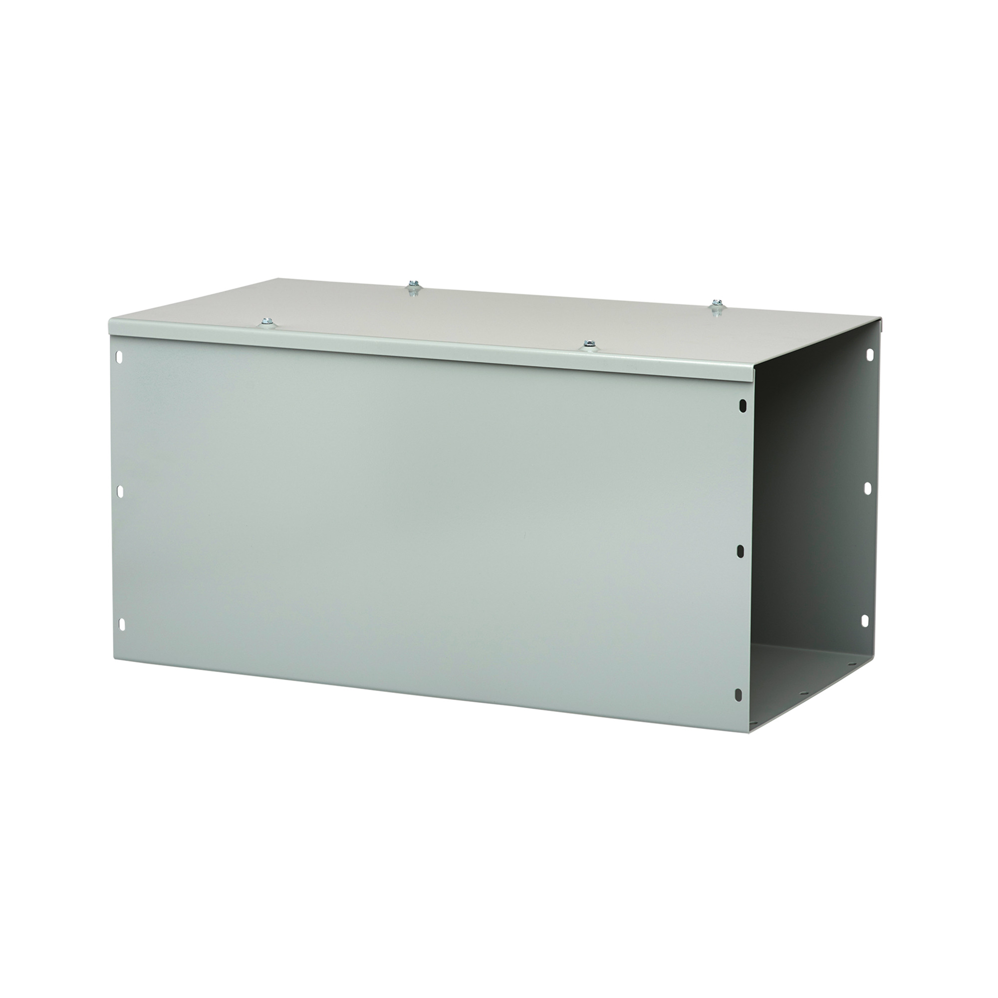 F22G48 F40 Lay-In Straight Section Wireway, 48 in L x 2-1/2 in W x 2-1/2 in H, Hinged Cover, Steel
