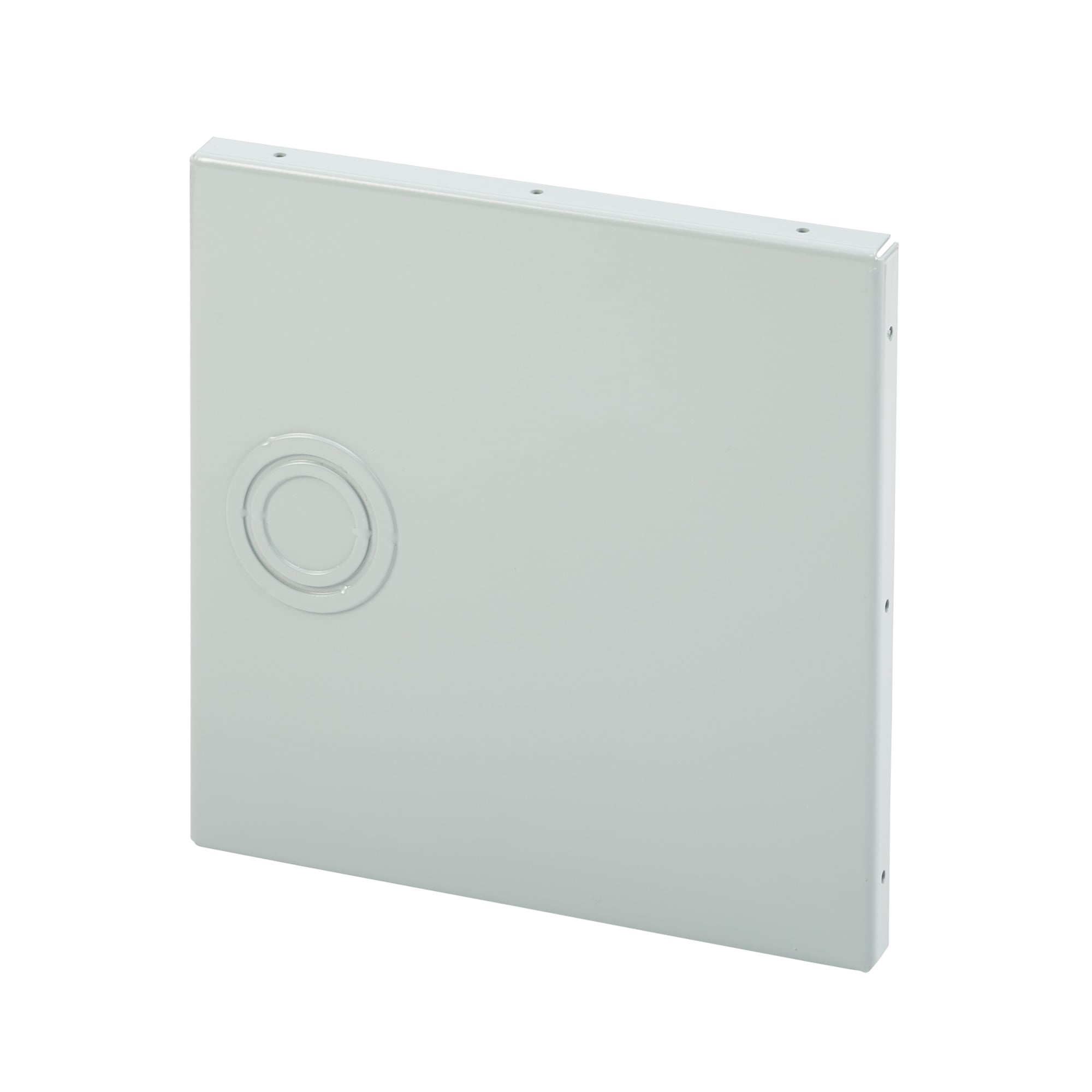 F22GCP F40PF Closure Plate With Knockout, For Use With 2-1/2 x 2-1/2 in NEMA 1 Lay-In Flat Cover Wireway, Steel, Gray