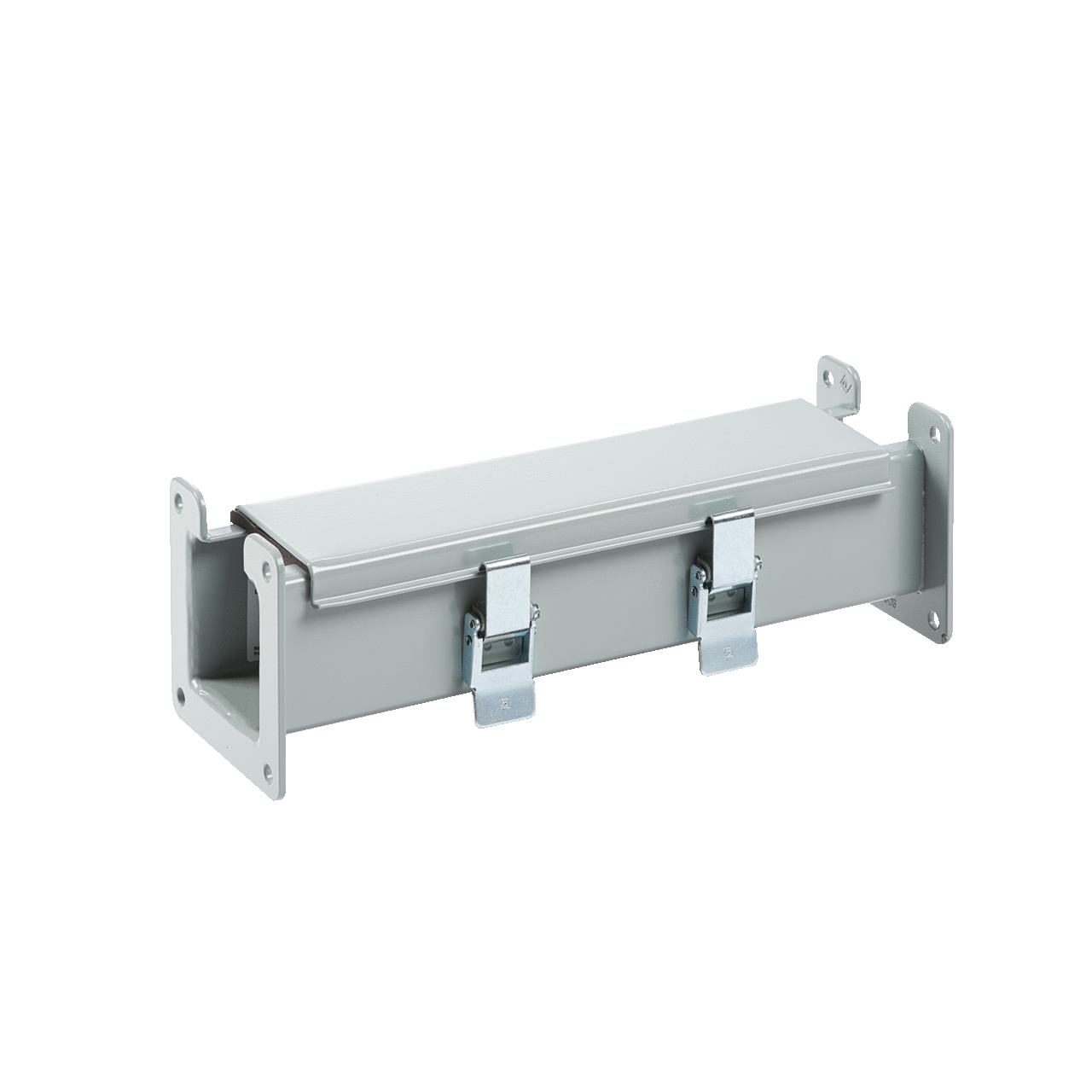 F22L12 F10 Lay-In Straight Section Wireway, 12 in L x 2-1/2 in W x 2-1/2 in H, Butt Hinged Cover, Steel
